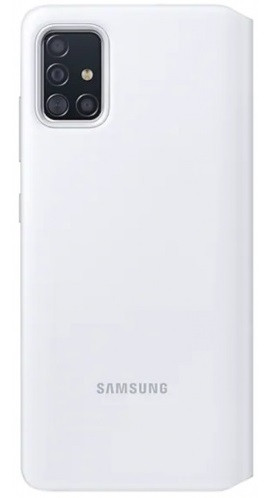Чехол Samsung Galaxy A51/A515 S View Wallet Cover White-6-изображение