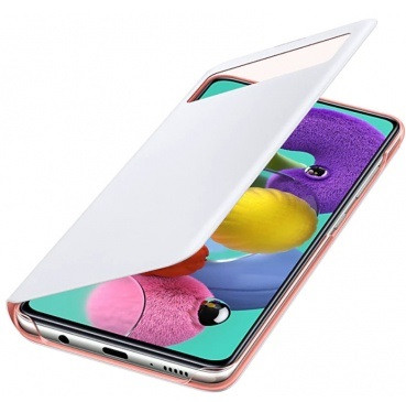 Чехол Samsung Galaxy A51/A515 S View Wallet Cover White-8-изображение