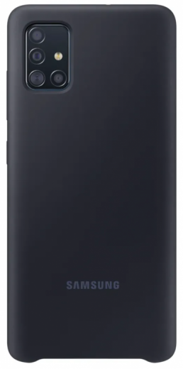 Чехол Samsung Galaxy A51/A515 Silicone Cover (EF-PA515TBEGRU) Black-5-изображение