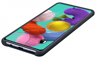 Чехол Samsung Galaxy A51/A515 Silicone Cover (EF-PA515TBEGRU) Black-8-изображение