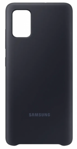 Чехол Samsung Galaxy A51/A515 Silicone Cover (EF-PA515TBEGRU) Black-9-изображение