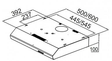 Вытяжка Pyramida UX 50 IV-13-изображение