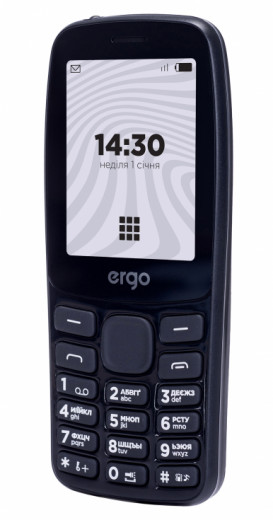Мобильный телефон ERGO B241 Dual Sim Black-12-изображение