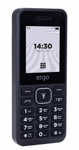 Мобильный телефон ERGO B181 Dual Sim Black-12-изображение