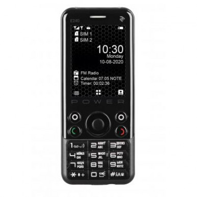 Мобільний телефон 2E E240 POWER Black (680576170088)-14-зображення