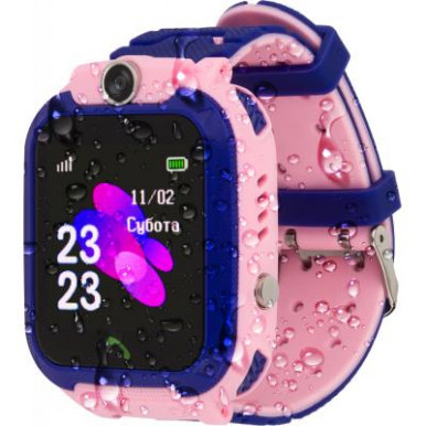 Смарт-часы AmiGo GO002 Swimming Camera WIFI Pink-11-изображение