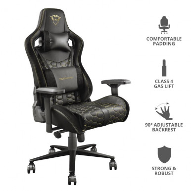 Игровое кресло Trust GXT 712 Resto Pro Black-1-изображение