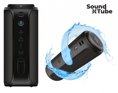 Акустическая система 2E SoundXTube TWS, MP3, Wireless, Waterproof Black-10-изображение