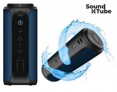 Акустическая система 2E SoundXTube TWS, MP3, Wireless, Waterproof Blue-11-изображение