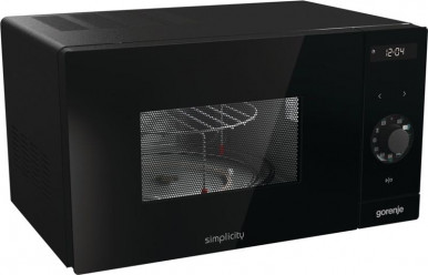 Микроволновая печь Gorenje MO235SYB/Simplicity/23 л/900 Вт./электронное упр/гриль/дисплей/ черная-6-изображение