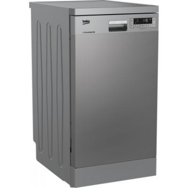Отдельно стоящая посудомоечная машина Beko DFS26025X - 45 см./10 компл./6 прогр./А++/серый-7-изображение