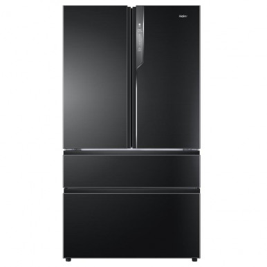 Холодильник Haier HB25FSNAAA/190 см/ 838 л/А++/No Frost/MyZone/дисплей/чорна нерж сталь-1-изображение