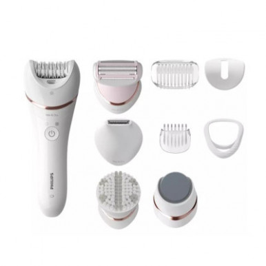 Эпилятор для влажной и сухой эпиляции Philips Series 8000 BRE740/10-13-изображение
