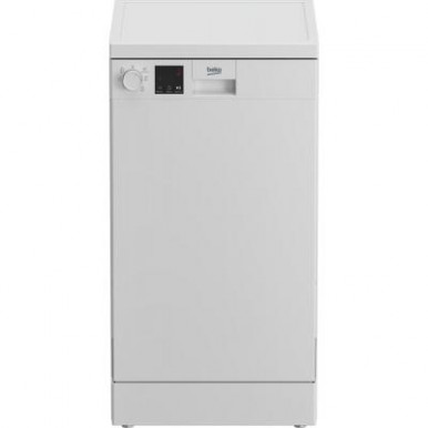 Отдельно стоящая посудомоечная машина Beko DVS05025W - 45 см./10 компл./5 програм/А++/белый-3-изображение