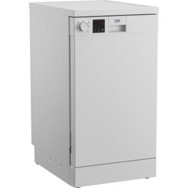 Окремо встановлювана посудомийна машина Beko DVS05025W - 45 см./10 компл./5 програм/А++/білий-4-зображення