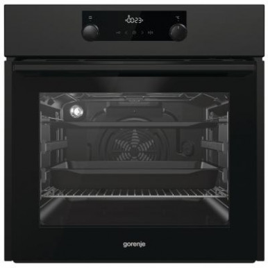 Духовка Gorenje BOS737E301B/ 71 л/ сенсорный программатор/ гриль/ приготовление на пару/черный-4-изображение