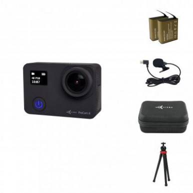 Екшн-камера AirOn ProCam 8 Black 12 in 1 Blogger's Kit (4822356754795)-9-зображення
