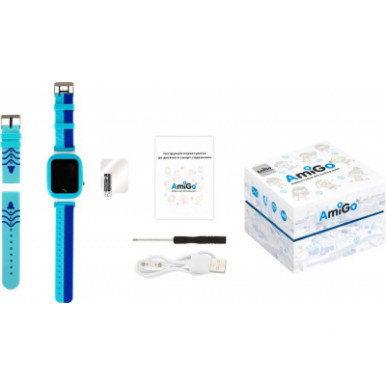 Смарт-часы Amigo GO004 Splashproof Camera+LED Blue-13-изображение