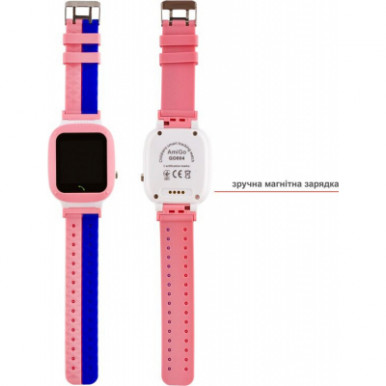 Смарт-часы Amigo GO004 Splashproof Camera+LED Pink-10-изображение