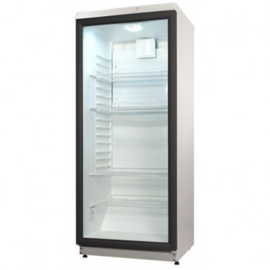 Холодильна витрина SNAIGE CD29DM-S302S, 145х60х60см, 1 дв., 290л, E, ST, Полиць - 4;, Бут.- 126шт,-3-зображення