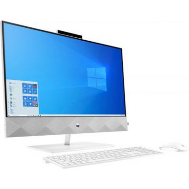 ПК-моноблок HP Pavilion 27FHD IPS AG Touch/Intel i5-10400T/8/256F/NVD350/kbm/W10/White-6-изображение