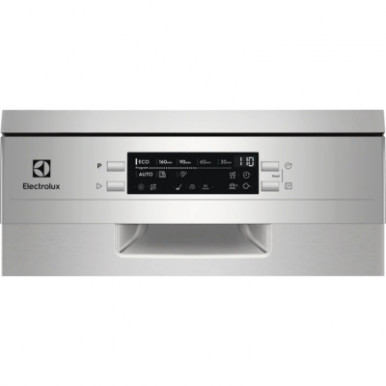 Посудомоечная машина Electrolux SMM43201SX отдельностоящая, ширина 45 см, A++, 10 комплектов, инвертор, дисплей, нерж. сталь-9-изображение