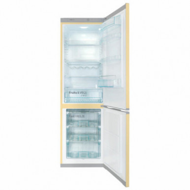 Холодильник с нижн. мороз. камерой SNAIGE RF58SM-S5DP2F, 194,5х65х60см, 2 дв.,233л(88), A+, ST, общ.-338л, Бежевый-9-изображение