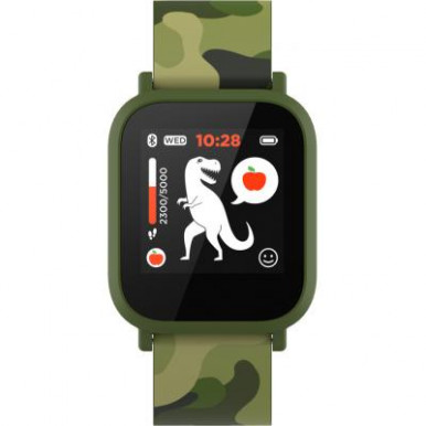 Смарт-часы Canyon CNE-KW33GB Kids smartwatch Green My Dino (CNE-KW33GB)-6-изображение