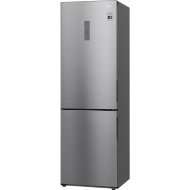 Холодильник с нижн. мороз. камерою LG GA-B459CLWM, 186х68х60см, 2 дв., Холод.відд. - 234л, Мороз. відд. - 107л, A++, NF, Інв., Зовнішній дисплей, Платиново-сірий-16-зображення