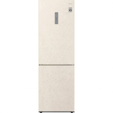 Холодильник с нижн. мороз. камерою LG GA-B459CEWM, 186х68х60см, 2 дв., Холод.відд. - 234л, Мороз. відд. - 107л, A++, NF, Інв., Зовнішній дисплей, Бежевий-12-зображення