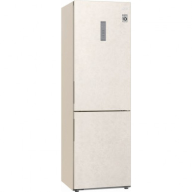 Холодильник с нижн. мороз. камерою LG GA-B459CEWM, 186х68х60см, 2 дв., Холод.відд. - 234л, Мороз. відд. - 107л, A++, NF, Інв., Зовнішній дисплей, Бежевий-16-зображення