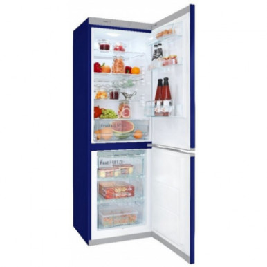 Холодильник с нижн. мороз. камерой SNAIGE RF56SM-S5CI2F, 185х65х60см, 2 дв.,214л(88), A+, ST, Мех., общ.-319л, Синий-5-изображение