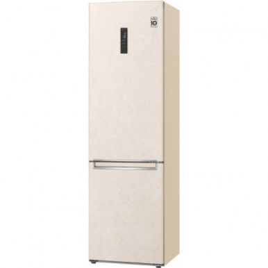 Холодильник с нижн. мороз. камерою LG GA-B509SESM, 203х68х60см, 2 дв., Холод.відд. - 277л, Мороз. відд. - 107л, A++, NF, Інв., З-17-зображення