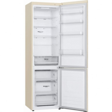 Холодильник с нижн. мороз. камерою LG GA-B509SESM, 203х68х60см, 2 дв., Холод.відд. - 277л, Мороз. відд. - 107л, A++, NF, Інв., З-18-зображення