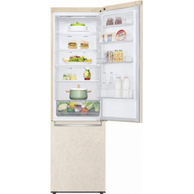 Холодильник с нижн. мороз. камерою LG GA-B509SESM, 203х68х60см, 2 дв., Холод.відд. - 277л, Мороз. відд. - 107л, A++, NF, Інв., З-22-зображення