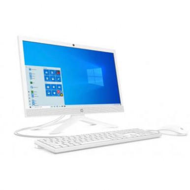 Персональний комп'ютер-моноблок HP All-in-One 20.7FHD/Intel Pen J5040/8/256F/int/kbm/DOS/White-7-зображення