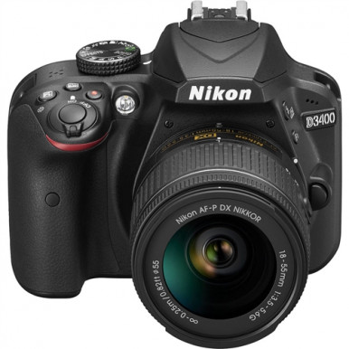 Фотоапарат Nikon D3400 + AF-P 18-55 Non-VR KIT-15-изображение