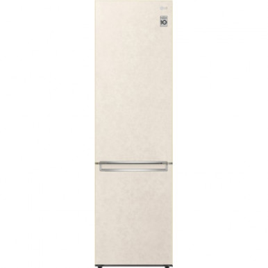 Холодильник с нижн. мороз. камерою LG GW-B509SEJM, 203х68х60см, 2 дв., Холод.відд. - 277л, Мороз. відд. - 107л, A++, NF, Інв., Зона свіжості, Внутр. дисплей, Бежевий-12-зображення