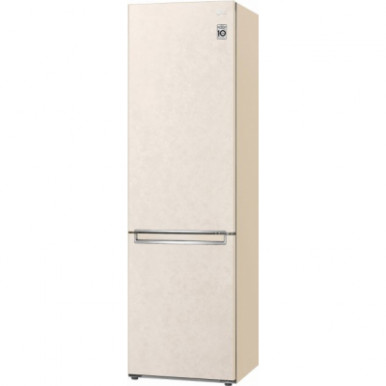 Холодильник с нижн. мороз. камерою LG GW-B509SEJM, 203х68х60см, 2 дв., Холод.відд. - 277л, Мороз. відд. - 107л, A++, NF, Інв., Зона свіжості, Внутр. дисплей, Бежевий-16-зображення