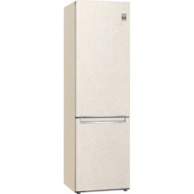 Холодильник с нижн. мороз. камерою LG GW-B509SEJM, 203х68х60см, 2 дв., Холод.відд. - 277л, Мороз. відд. - 107л, A++, NF, Інв., Зона свіжості, Внутр. дисплей, Бежевий-17-зображення