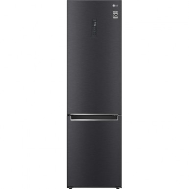 Холодильник с нижн. мороз. камерой LG GW-B509SBUM, 203х68х60см, 2 дв., Холод.відд. - 277л, Мороз. відд. - 107л, A++, NF, Інв., Зона свіжості, Зовнішній дисплей, Чорний матовий-12-зображення