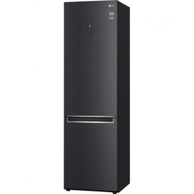 Холодильник с нижн. мороз. камерой LG GW-B509SBUM, 203х68х60см, 2 дв., Холод.відд. - 277л, Мороз. відд. - 107л, A++, NF, Інв., Зона свіжості, Зовнішній дисплей, Чорний матовий-17-зображення
