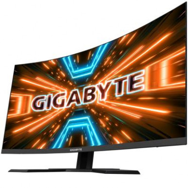 Монитор LCD GIGABYTE 31.5" G32QC-A, 2хHDMI, DP, 2хUSB 3.0, VA, 2560x1440, Curved, 165Hz, 1ms, DCI-P3 93%, HDR400, FreeSync-10-изображение