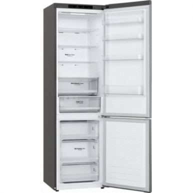 Холодильник з нижн. мороз. камерою LG GW-B509SMJM, 203х68х60см, 2 дв., Холод.відд. - 277л, Мороз. відд. - 107л, A++, NF, Інв., Сірий-21-зображення