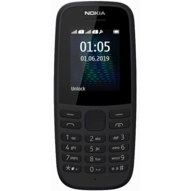 Мобільний телефон Nokia 105 SS 2019 (no charger) Black (16KIGB01A19)-2-зображення