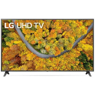 Телевiзор 75" LED 4K LG 75UP75006LC Smart, WebOS, Голубий-4-зображення