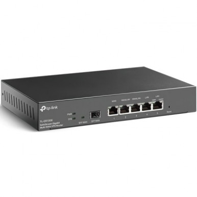 Мультисервісний маршрутизатор TP-LINK ER7206 2xGE LAN 1xGE WAN 2xGE LAN 1xSFP VPN Omada-4-зображення