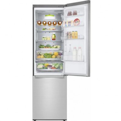 Холодильник с нижн. мороз. камерой LG GW-B509PSAP, 203х68х60см, 2 дв., Холод.відд. - 277л, Мороз. відд. - 107л, A+++-10%, NF, Лі-11-зображення