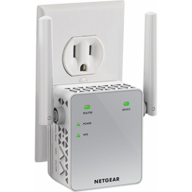 Расширитель WiFi-покрытия NETGEAR EX3700 AC750, 1xFE LAN, 2x внешн. ант.-9-изображение