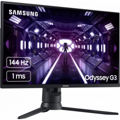 Монитор LCD 24" Samsung Odyssey G3 F24G35TFW, HDMI, DP, VA, 1920x1080, 144Hz, 1ms-16-изображение